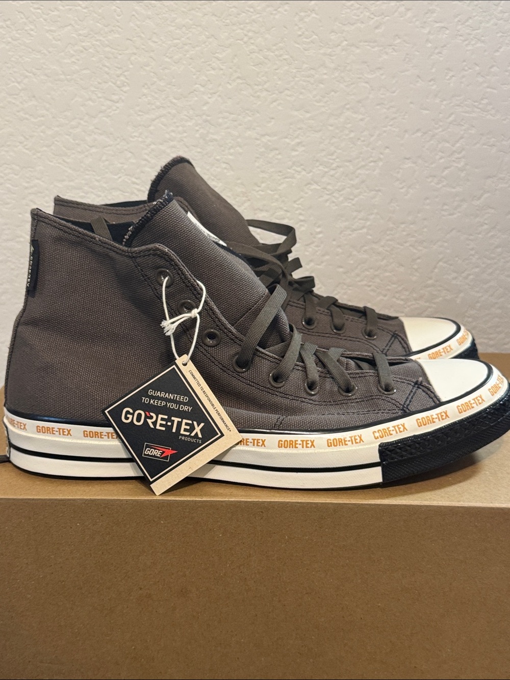 Converse Gore-Tex High-Top Sneakers - brown
